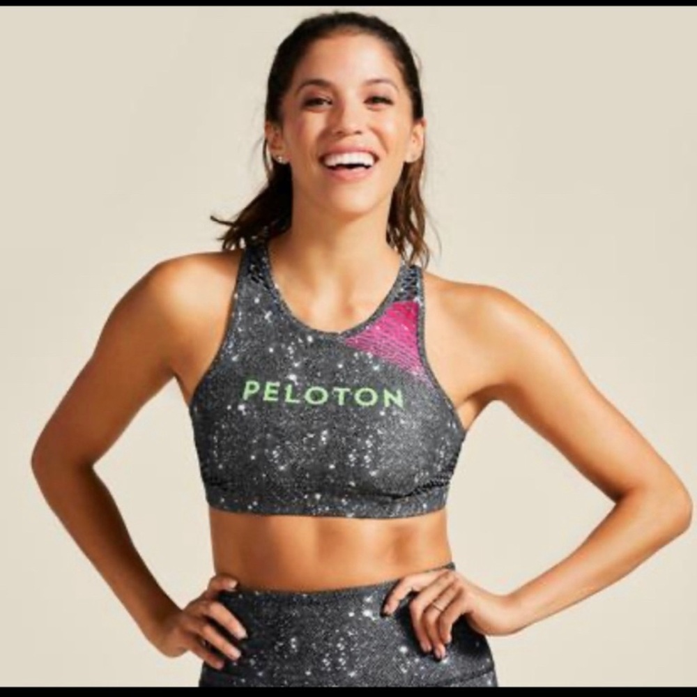 Rare Peloton Girls Night Out Sports Bra!